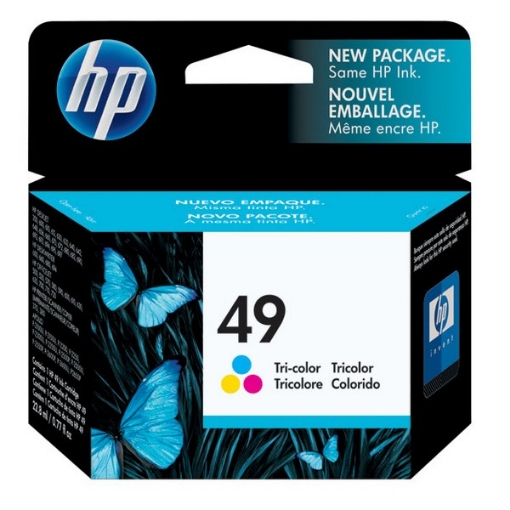 Picture of HP 51649A (HP 49) OEM Tri-Color Inkjet Cartridge