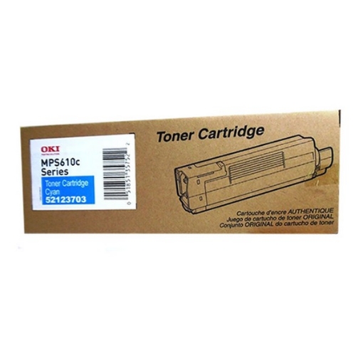 Picture of Okidata 52123703 OEM Cyan Toner