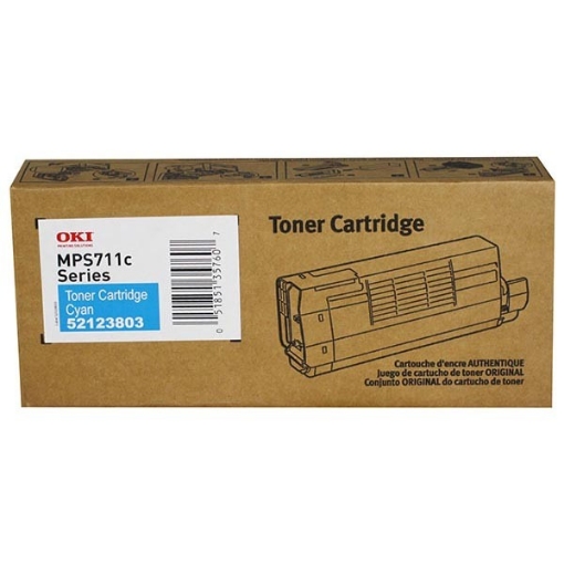 Picture of Okidata 52123803 OEM Cyan Toner