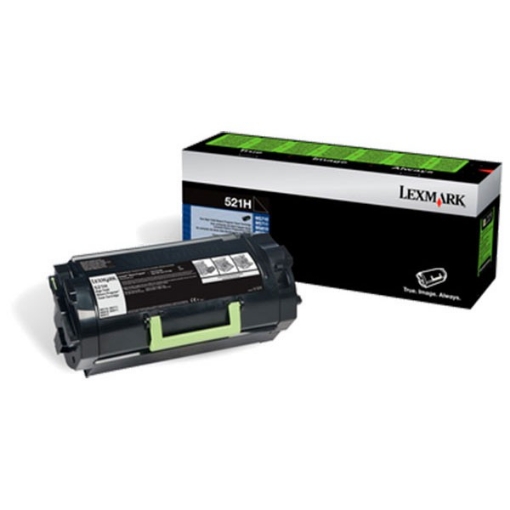 Picture of Lexmark 52D0XA0 (Lexmark #520XA) OEM High Yield Black Toner