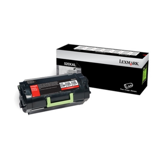 Picture of Lexmark 52D0XAL (Lexmark #521XAL) OEM Extra High Yield Black Special Label Application Toner Cartridge