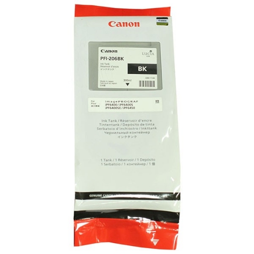 Picture of Canon 5303B001 (PFI-206Bk) OEM Black Ink Cartridge