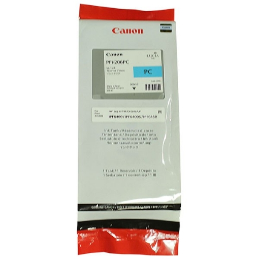 Picture of Canon 5307B001 (PFI-206PC) OEM Photo Cyan Ink Cartridge