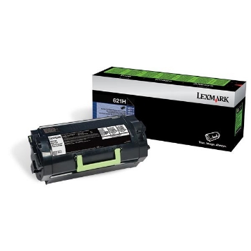 Show details for Lexmark 62D1H00 (Lexmark #621H) High Yield Black Toner Cartridge (25000 Yield) Picture of Lexmark 62D1H00 (Lexmark #621H) High Yield Black Toner Cartridge (25000 Yield)