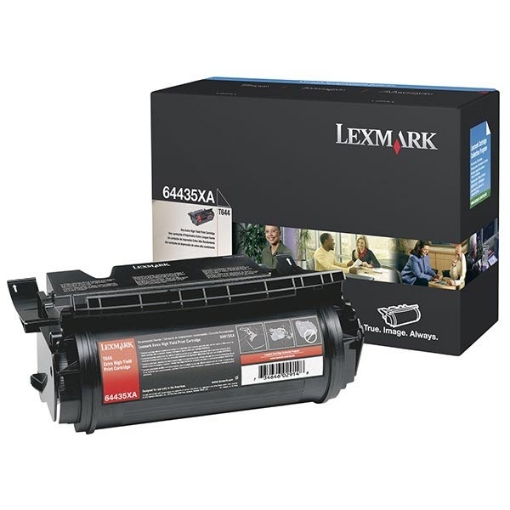 Picture of Lexmark 64435XA Black Toner Cartridge (32000 Yield)