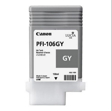 Show details for Canon 6630B001AA (PFI-106GY) OEM Gray Inkjet Cartridge Picture of Canon 6630B001AA (PFI-106GY) OEM Gray Inkjet Cartridge