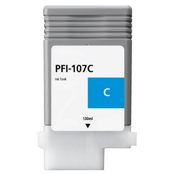 Show details for Compatible 6706B001 (PFI-107C) Cyan Ink Cartridge (130 ml) Picture of Compatible 6706B001 (PFI-107C) Cyan Ink Cartridge (130 ml)