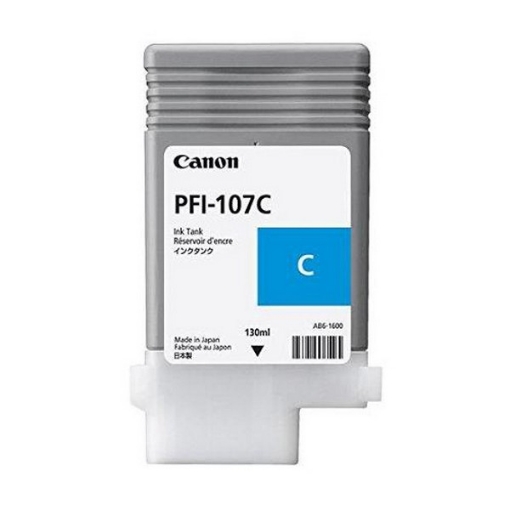 Picture of Canon 6706B001 (PFI-107C) OEM Cyan Ink Cartridge