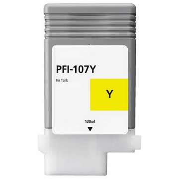 Show details for Compatible 6708B001 (PFI-107Y) Yellow Ink Cartridge (130 ml) Picture of Compatible 6708B001 (PFI-107Y) Yellow Ink Cartridge (130 ml)