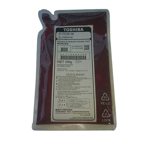 Picture of Toshiba 6LJ70384100 (D-FC30M) OEM Magenta Developer