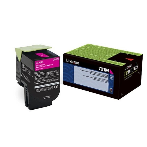 Picture of Lexmark 70C10M0 Magenta Toner (1000 Yield)