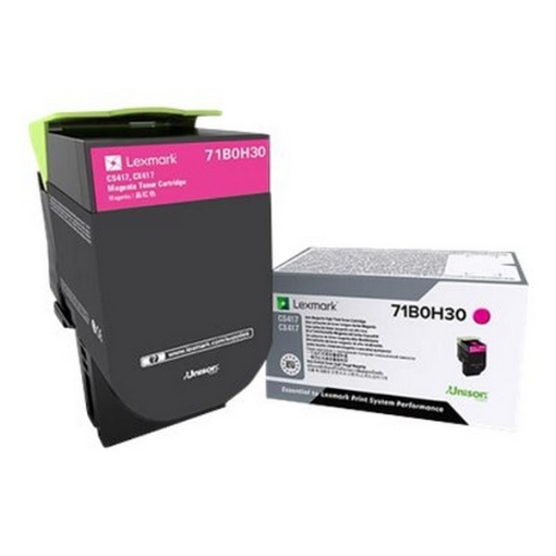 Picture of Lexmark 71B0H30 OEM High Yield Magenta Toner Cartridge