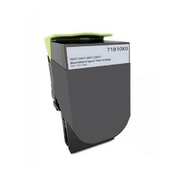 Show details for Premium 71B10K0 Compatible Lexmark Black Toner Cartridge Picture of Premium 71B10K0 Compatible Lexmark Black Toner Cartridge
