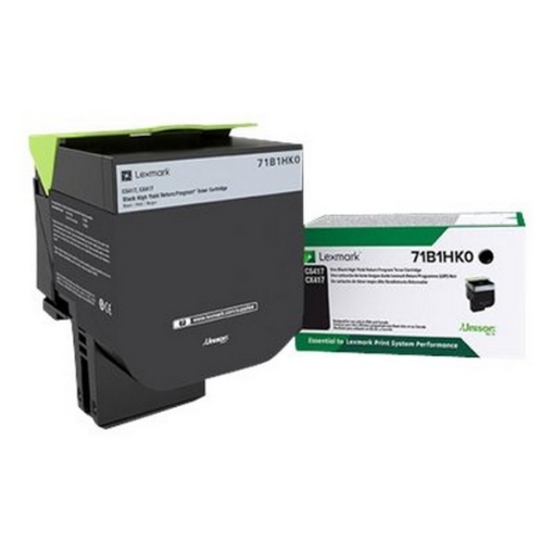 Picture of Lexmark 71B1HK0 High Yield Black Toner Cartridge (6000 Yield)