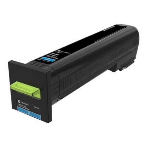 Picture of Lexmark 72K0X20 OEM Extra High Yield Cyan Toner Cartridge