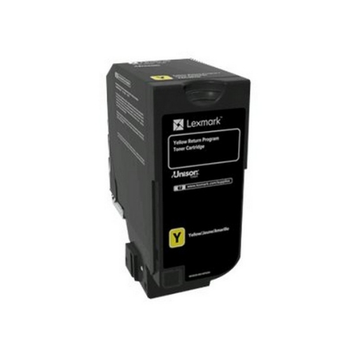 Picture of Lexmark 74C10Y0 74C00YG) Yellow Toner Cartridge (3000 Yield)