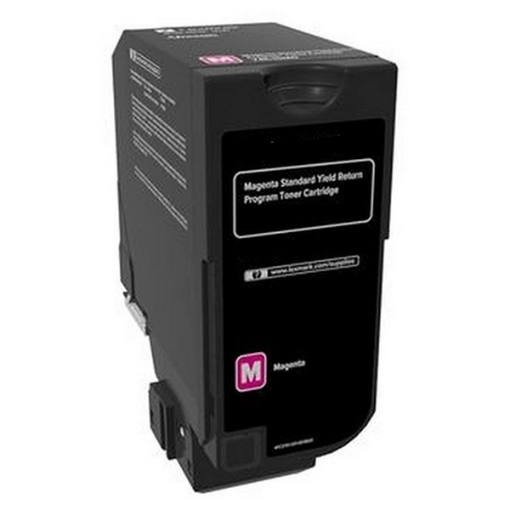 Picture of Remanufactured 74C1SM0 Magenta Toner Cartridge (7000 Yield)