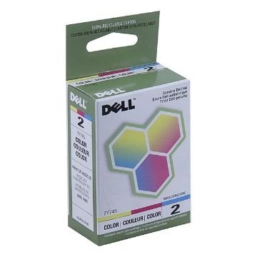Show details for Dell 7Y745 (X0504 ) OEM Tri-Color Inkjet Cartridge Picture of Dell 7Y745 (X0504 ) OEM Tri-Color Inkjet Cartridge