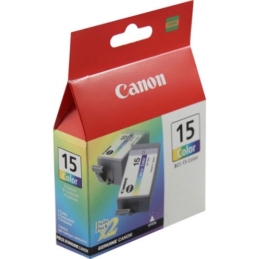 Picture of Canon 8191A003 (BCI-15C) OEM Tri-Color Inkjet Cartridge