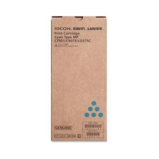 Picture of Ricoh 841358 Cyan Toner Cartridge (21600 Yield)