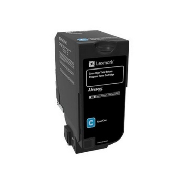 Show details for Lexmark 84C1HC0 84C0HCG) High Yield Cyan Toner Cartridge (16000 Yield) Picture of Lexmark 84C1HC0 84C0HCG) High Yield Cyan Toner Cartridge (16000 Yield)