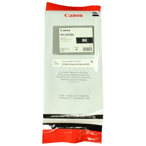 Picture of Canon 8789B001 (PFI-207Bk) OEM Black Ink Cartridge