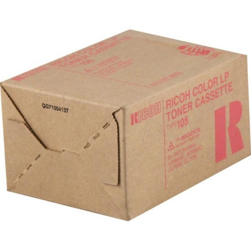 Picture of Ricoh 885374 (Type 105) OEM Magenta Laser Toner Cartridge