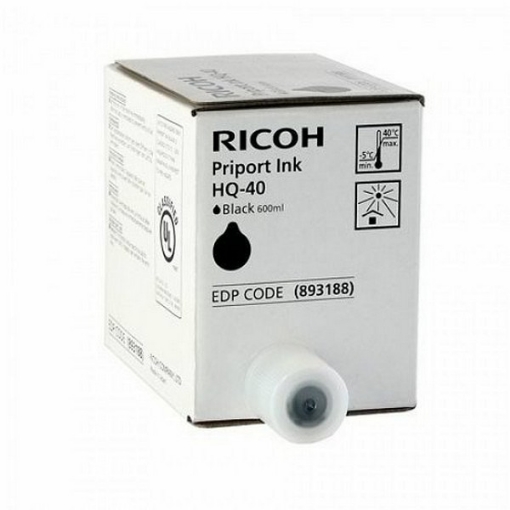 Picture of Ricoh 893188 OEM Black Inkjet Cartridges (5 ea)