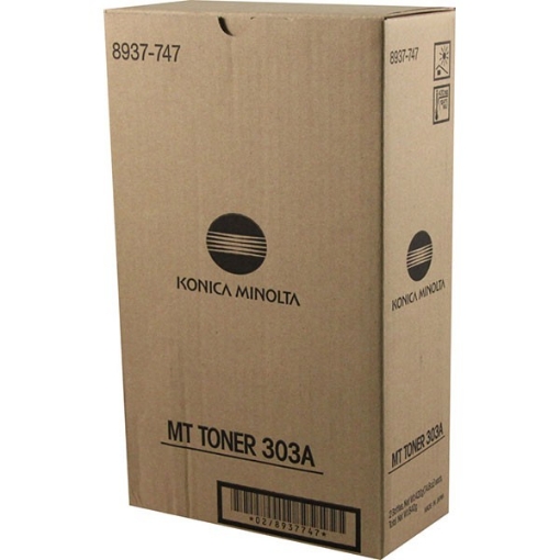 Picture of Konica Minolta 8937-747 (Type 303A) OEM Black Laser Toner Cartridge