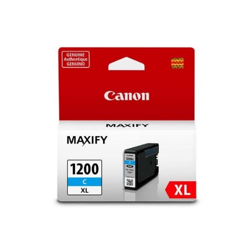 Picture of Canon 9196B001 (PGI-1200XLC) OEM High Yield Cyan Inkjet Cartridge