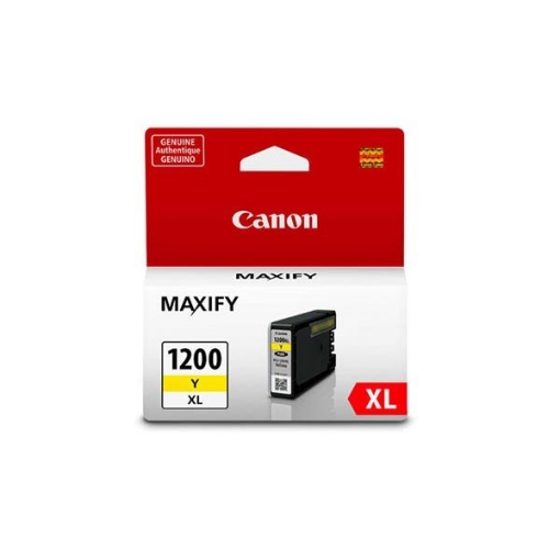 Picture of Canon 9198B001 (PGI-1200XLY) OEM High Yield Yellow Inkjet Cartridge