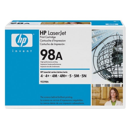 Picture of HP 92298A (HP 98A) Black Toner Cartridge (6800 Yield)