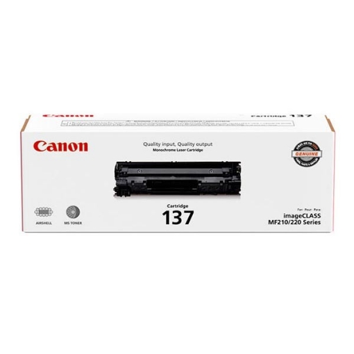 Picture of Canon 9435B001AA (Canon 137) OEM Black Toner Cartridge