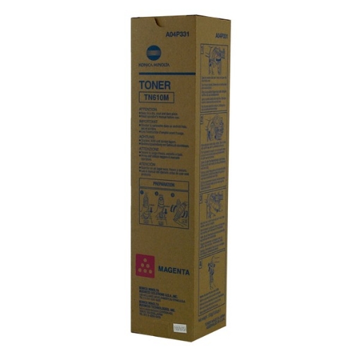 Picture of Konica Minolta A04P331 (TN-610M) OEM Magenta Toner