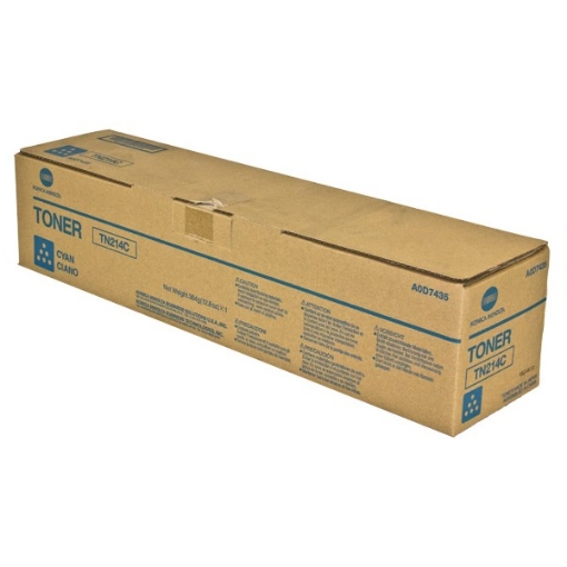 Picture of Konica Minolta A0D7435 Cyan Toner Cartridge (18500 Yield)