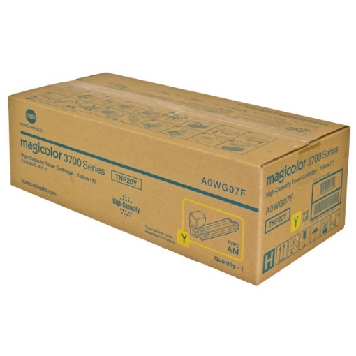 Picture of Konica Minolta A0WG07F Yellow Toner Cartridge (5000 Yield)