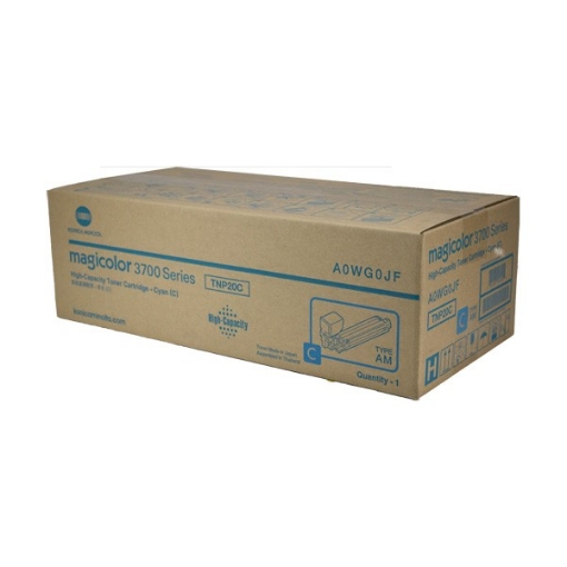 Picture of Konica Minolta A0WG0JF Cyan Toner Cartridge (5000 Yield)