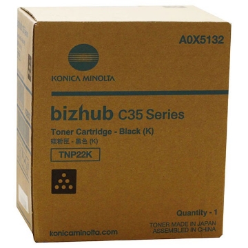Show details for Konica Minolta A0X5132 Black Toner Cartridge (5200 Yield) Picture of Konica Minolta A0X5132 Black Toner Cartridge (5200 Yield)