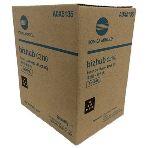 Picture of Konica Minolta A0X5135 OEM Black Toner Cartridge