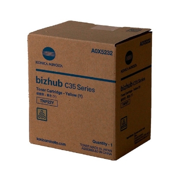 Show details for Konica Minolta A0X5232 Yellow Toner Cartridge (4600 Yield) Picture of Konica Minolta A0X5232 Yellow Toner Cartridge (4600 Yield)