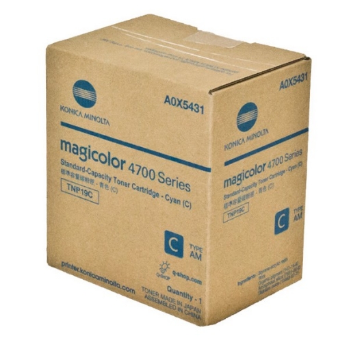 Picture of Konica Minolta A0X5431 Cyan Toner Cartridge (4000 Yield)