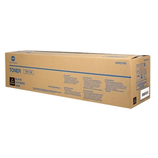 Picture of Konica Minolta A3VU130 (TN-711K) Black Toner Cartridge (47200 Yield)