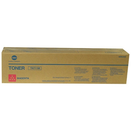 Picture of Konica Minolta A3VU330 (TN-711M) Magenta Toner Cartridge (31500 Yield)