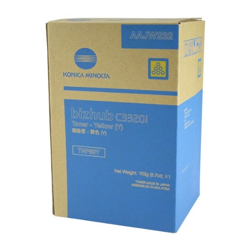 Picture of Konica Minolta AAJW232 (TNP80Y) Yellow Toner Cartridge (9000 Yield)