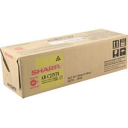 Picture of Sharp AR-C25NT8 OEM Yellow Laser Toner Cartridge