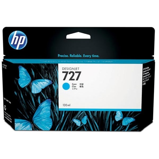 Picture of HP B3P19A (HP 727) OEM Cyan Ink Cartridge