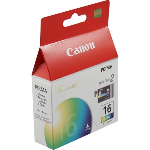 Picture of Canon BCI-16C (9818A003) OEM Color Inkjet Cartridge