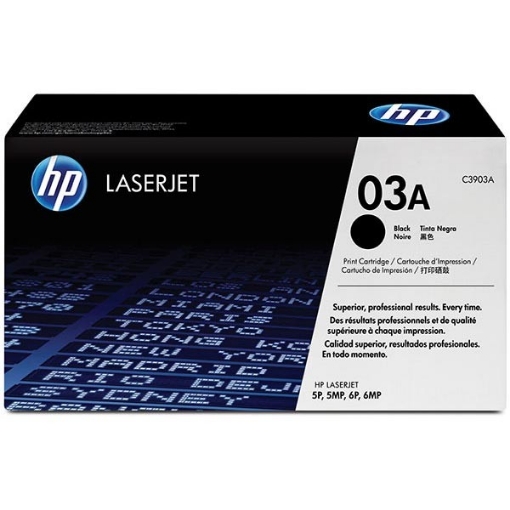 Picture of HP C3903A (HP 03A) Black Toner Cartridge (4000 Yield)