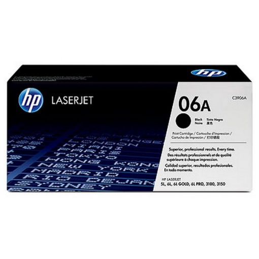 Picture of HP C3906A (HP 06A) Black Toner Cartridge (2500 Yield)