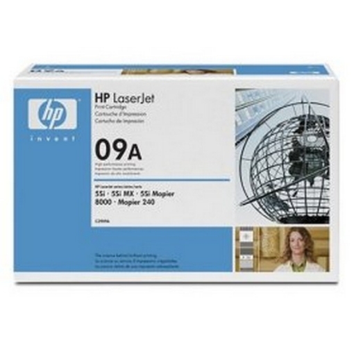 Picture of HP C3909A (HP 09A) Black Toner Cartridge (15000 Yield)